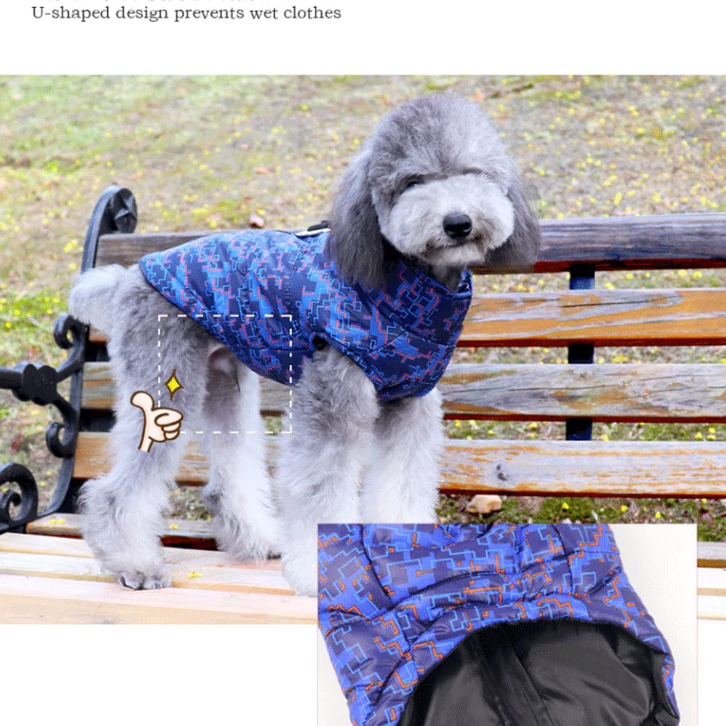 Winter Warmer Baumwollhundmantel mit Seil, Dicker weiche Hundeweste for kaltes Wetter, kleine mittelgroße große Hunde Komfortable Hundejacke (Color : Gray-6XL)