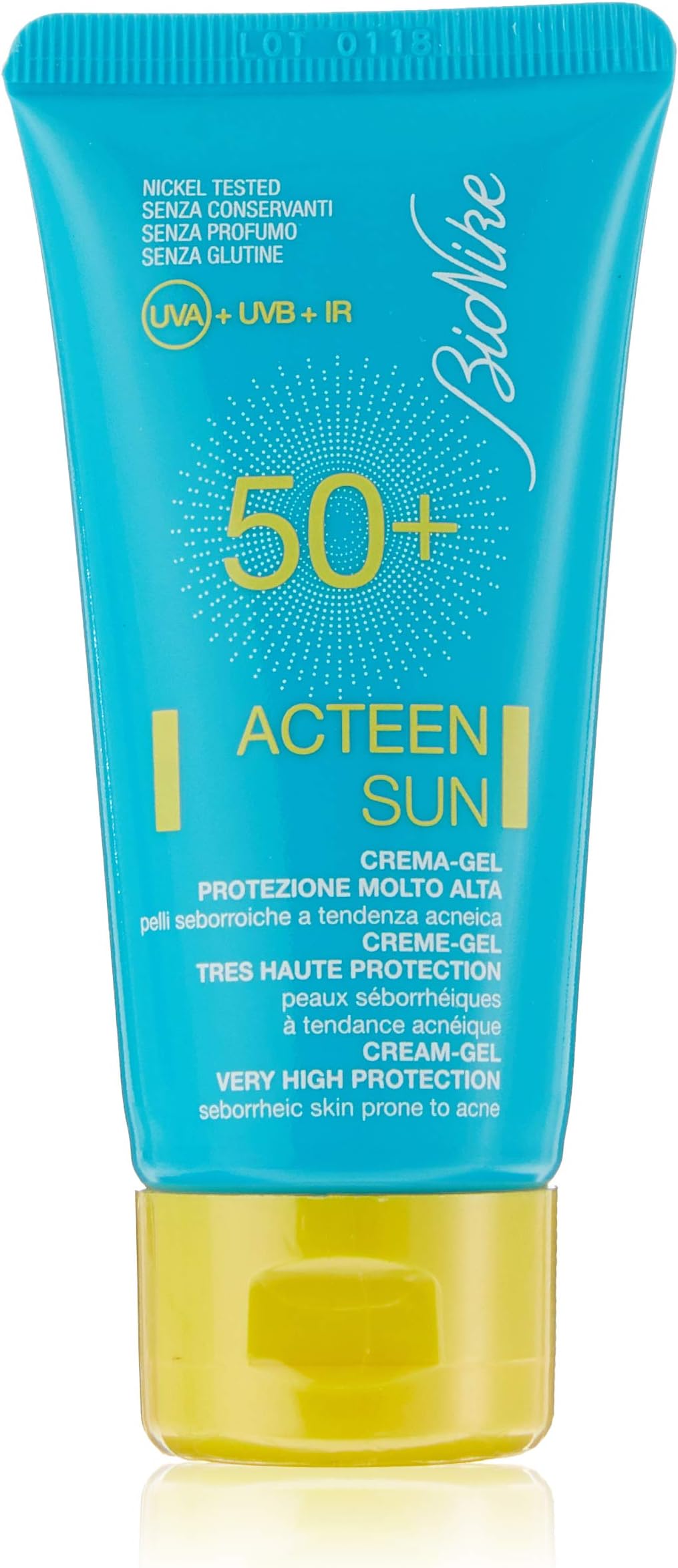 Bionike Acteen Crema-gel SPF50+ per Pelle Acneica