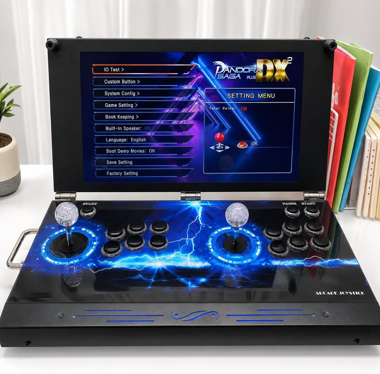 Console di gioco arcade 30000-in-1, schermo HD da 17,5 pollici, 2 giocatori