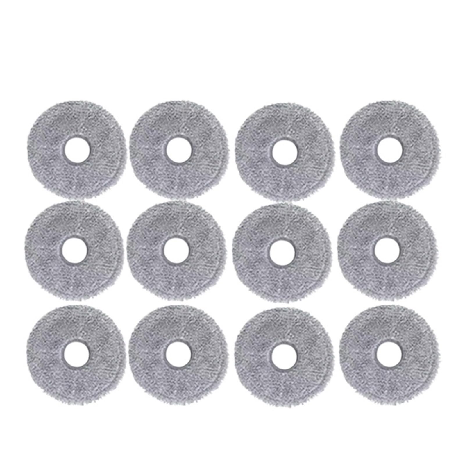 BREAPHBFCZ Compatible For Dreame， Bot L30 Ultra L20 Ultra Robot Vacuum Spare Parts Consumables Main Side Brush Filter Mop Cloth Dust Bag Accessories(12pcs)