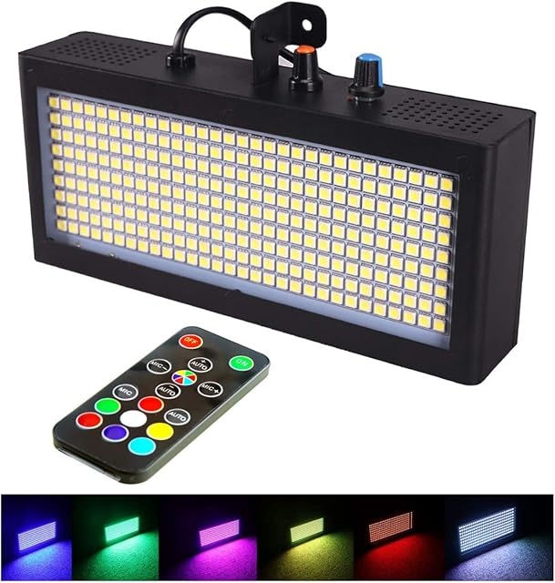 Full Color Strobe Light, 270 Leds Atomic Strobe Lights, Strobe Strobe Light With Remote Control for Strobe Light Party