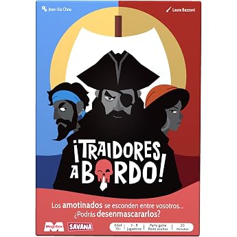 Traitor on Board Hidden Reels Board Game Large Groups for 3 to 8 Players Ages 10+