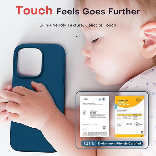 Vista 69 de TOCOL - Funda 5 en 1 para iPhone 11, con 2 protectores de pantalla + 2 protectores de lente de cámara, funda delgada de silicona líquida a prueba