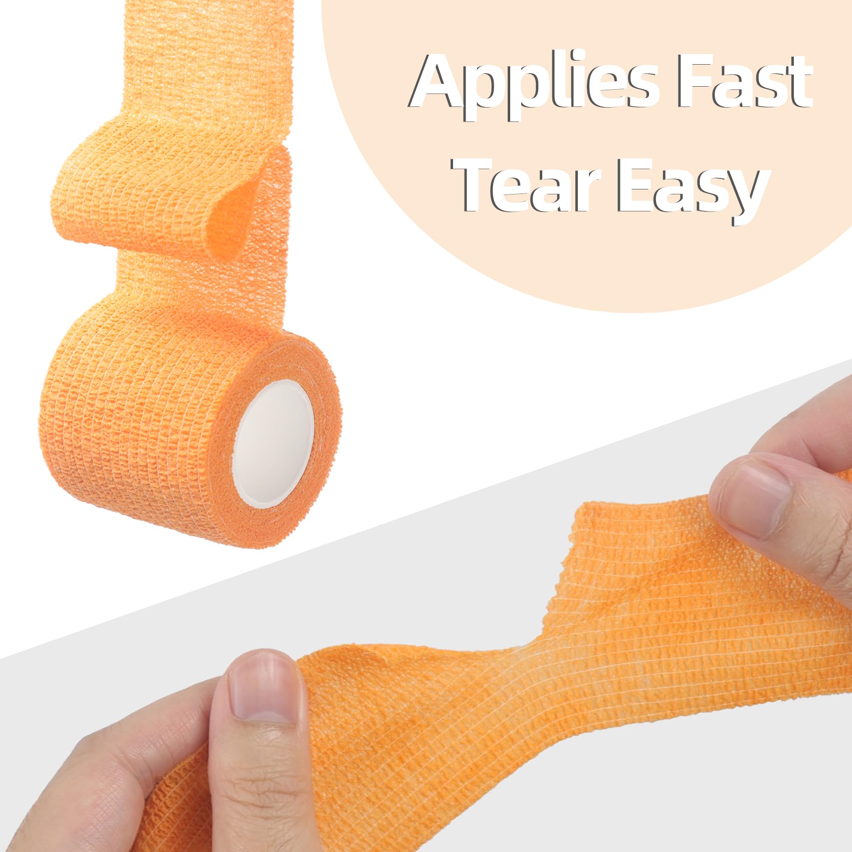 6 Pack Sport Elastic Bandage 4 Inch x 5 yd Multi Color — Amazon image 4