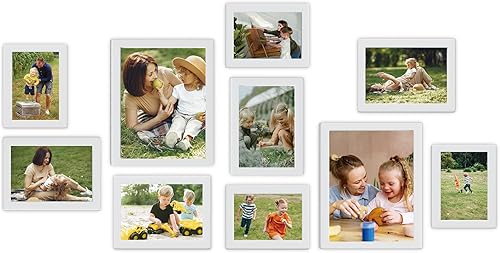 Miniatura 7 de Marcos de fotos de collage para pared, 24 ranuras, marco de fotos grande, galería, rompecabezas, collage para colgar en la pared para fotos de 4 x
