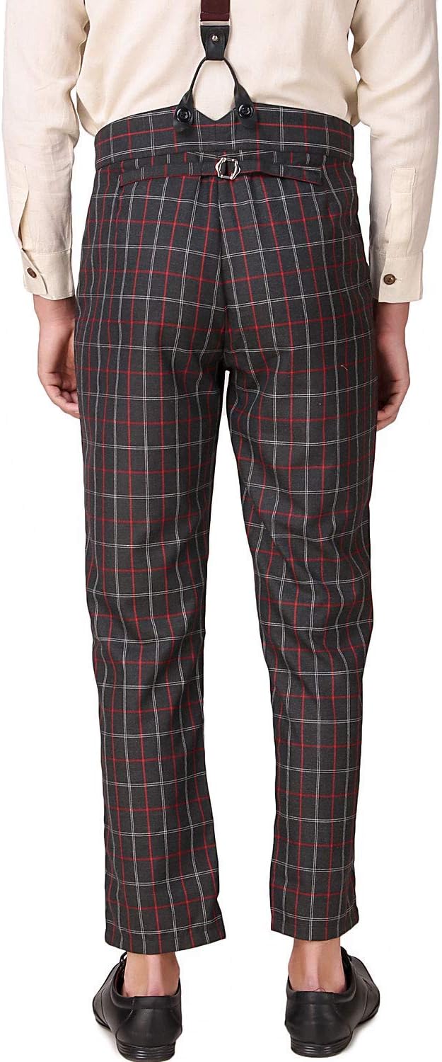 ThePirateDressing Steampunk Victorian Cosplay Costume Architect Men's Pants Trousers - Image 8