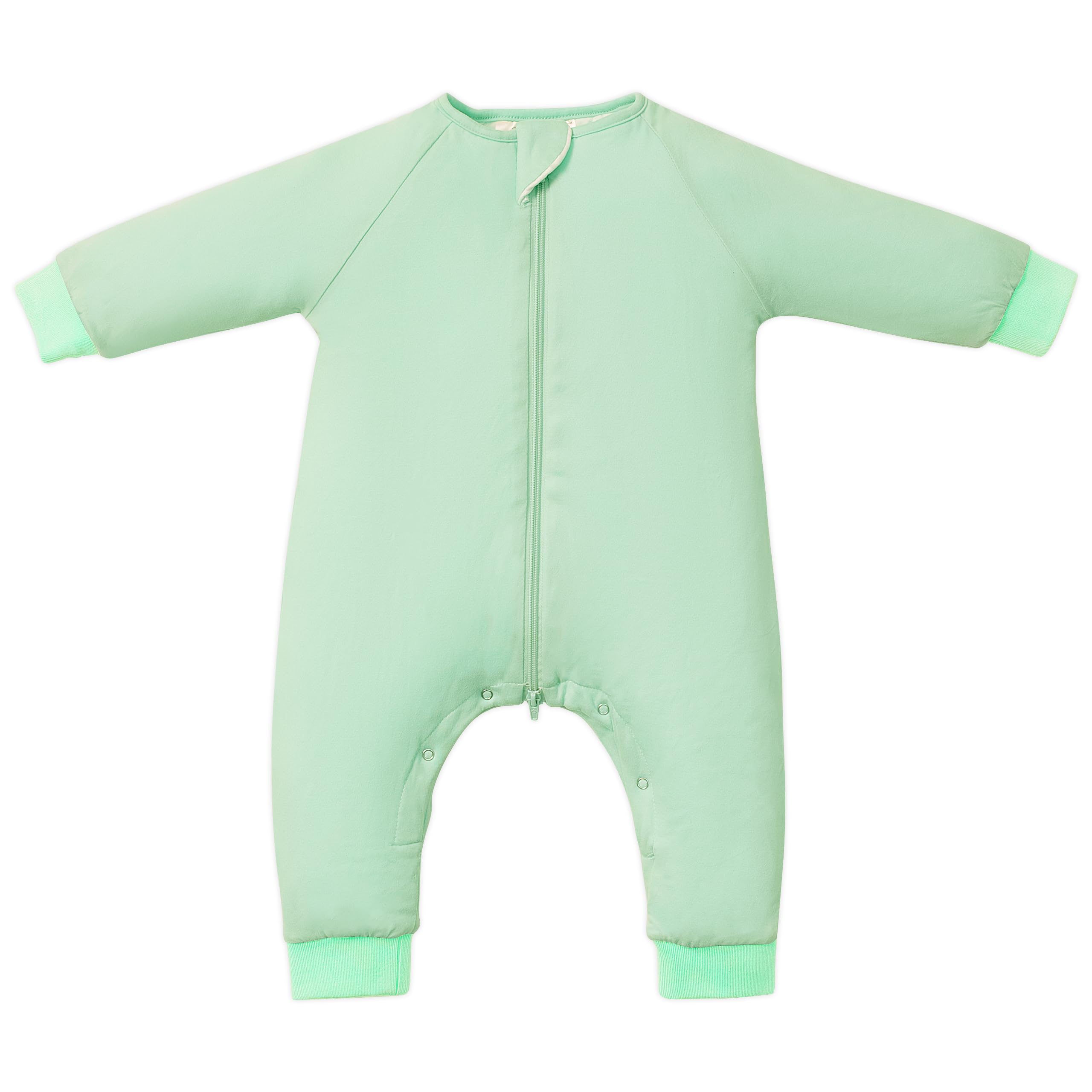 Baby Sleep Sacks with Feet, 1.0 TOG Long Sleeve Wearable Blanket for 0–6M Infants &amp; 2T–4T Toddlers, Soft and Cozy