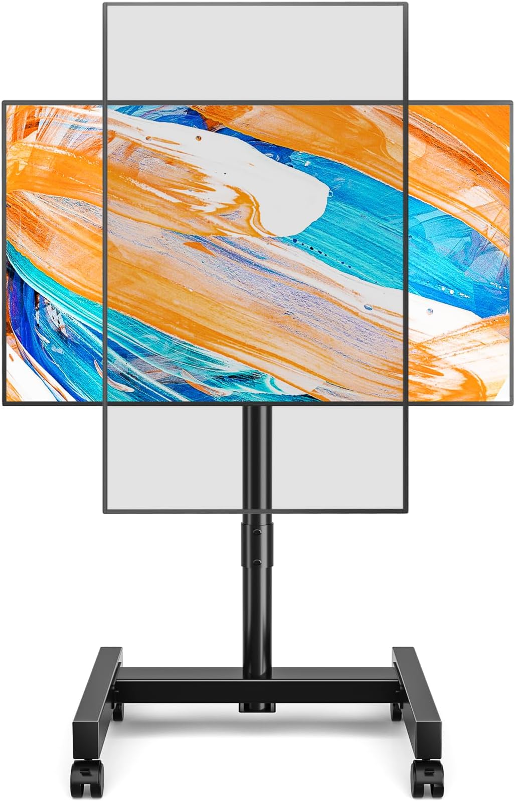 Support TV roulettes Meuble,pour écran plasma LCD LED OLED 32-65