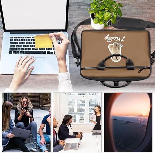 Miniatura 6 de Bolsa personalizada para laptop, bolsa de hombro personalizada para laptop, bolsa de computadora portátil, regalos para familiares y amigos