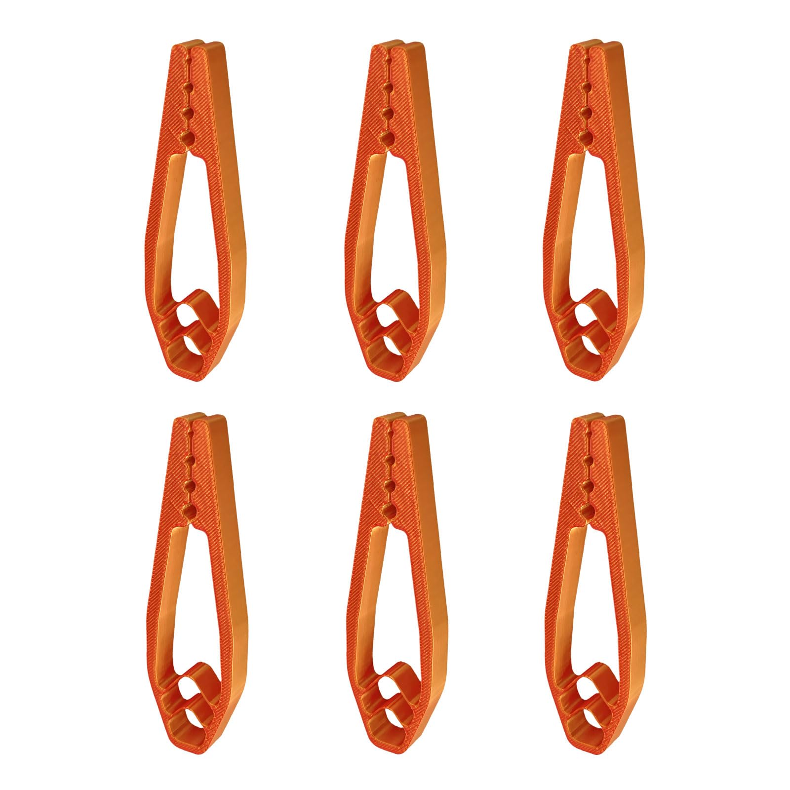 Zepfjhe Red Gold Gradient 6Pcs Portable Nails Holder Tool For Woodworking And Projects With Positioning Durability Construction Unguis Placement Set