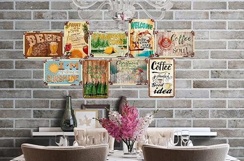 Miniatura 4 de I Just Really Love Cotton Candy Shop - Cartel de lata motivacional para pared, estilo rústico, oxidado, vintage, estilo retro, para fiesta,