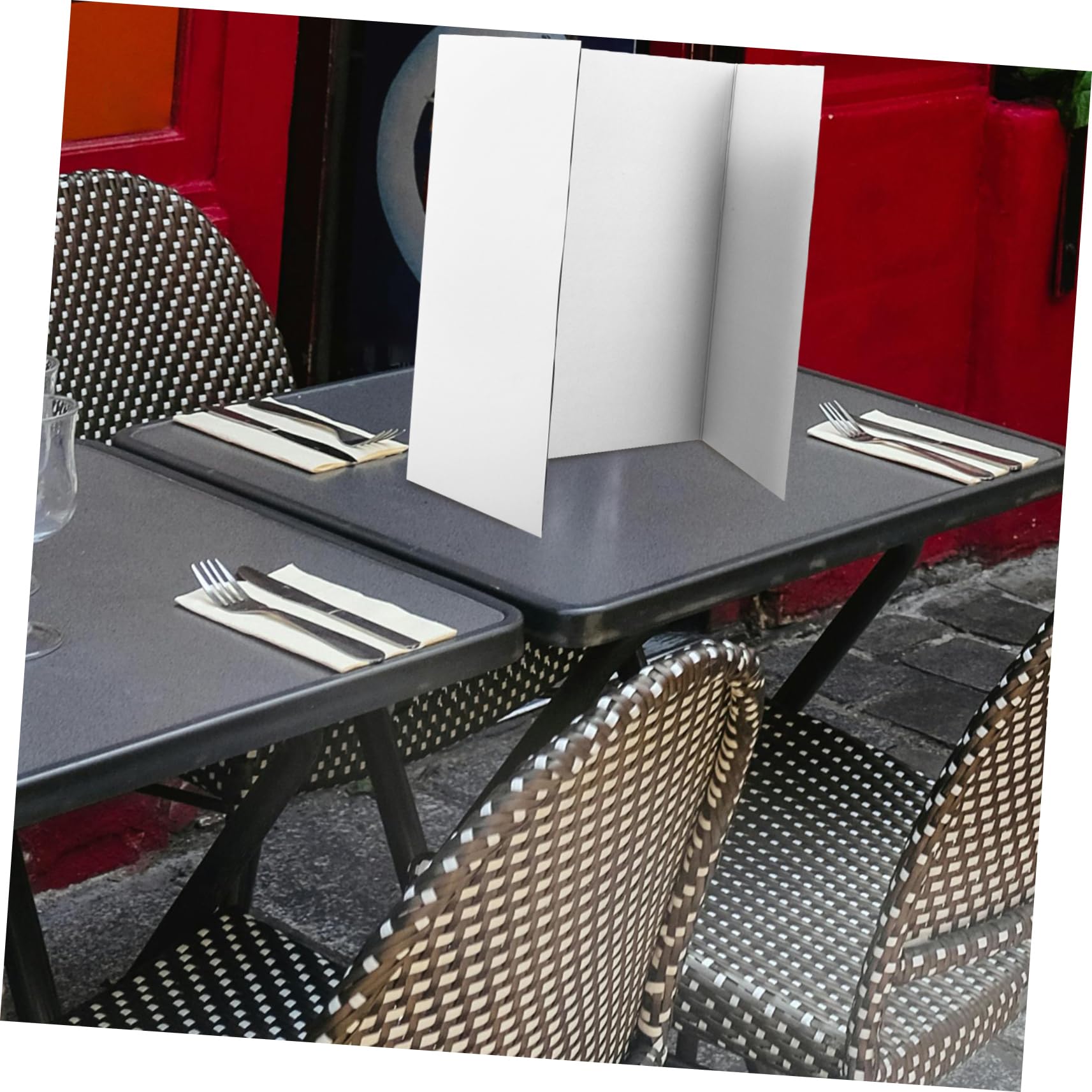 Faltbare Weiße Trifold Poster Board Präsentationstafel mit Doppelseitigem Klebeband Teiliges Vielseitig für Messen Ausstellungen und Professionelle Präsentationen
