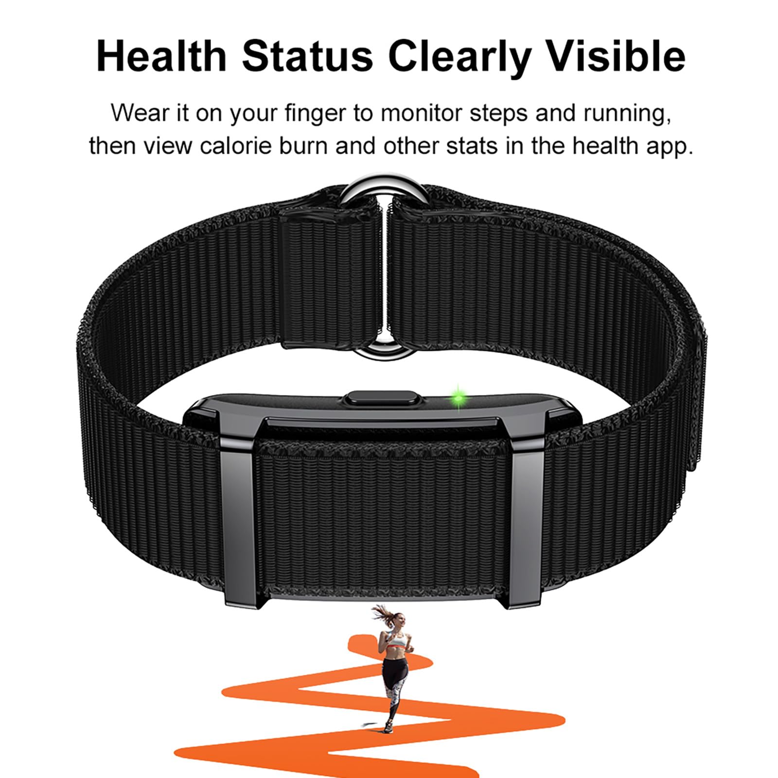 findtime Fitness Tracker pulsera sin pantalla, monitor de sueño, contador de calorías, IP68, resistente al agua, pulsera de fitness, iOS, Android, frecuencia cardíaca