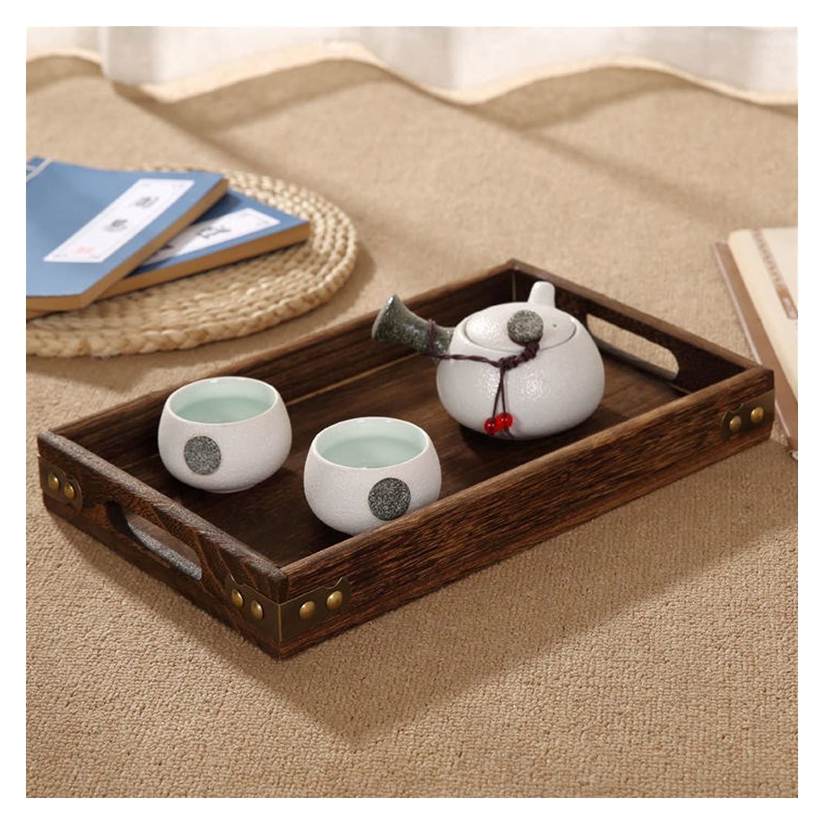 Support De Plateau Décoratif – Plateau Décoratif En Bois Pour Une