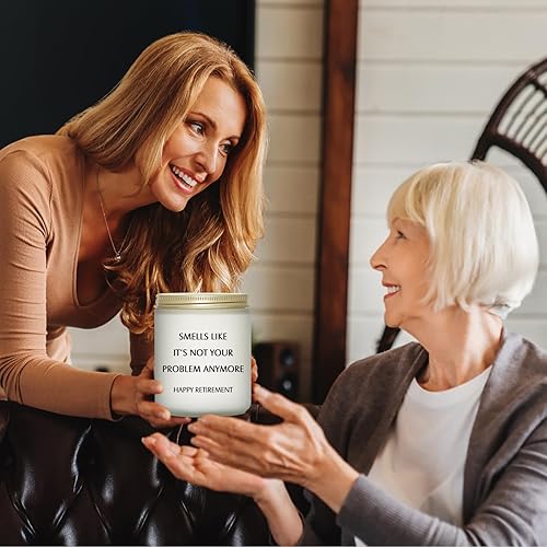 Miniatura 7 de KISSHAKE Decoraciones de jubilación regalos divertidos para compañero de trabajo, jefe, profesor, enfermera, mejor amigo, papá, mamá - Velas