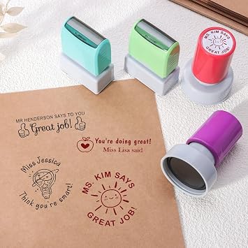 Custom Teacher Stamp, Personalized Name Teacher Stamps, Best Reviews Teacher Stamp, Teacher Gift