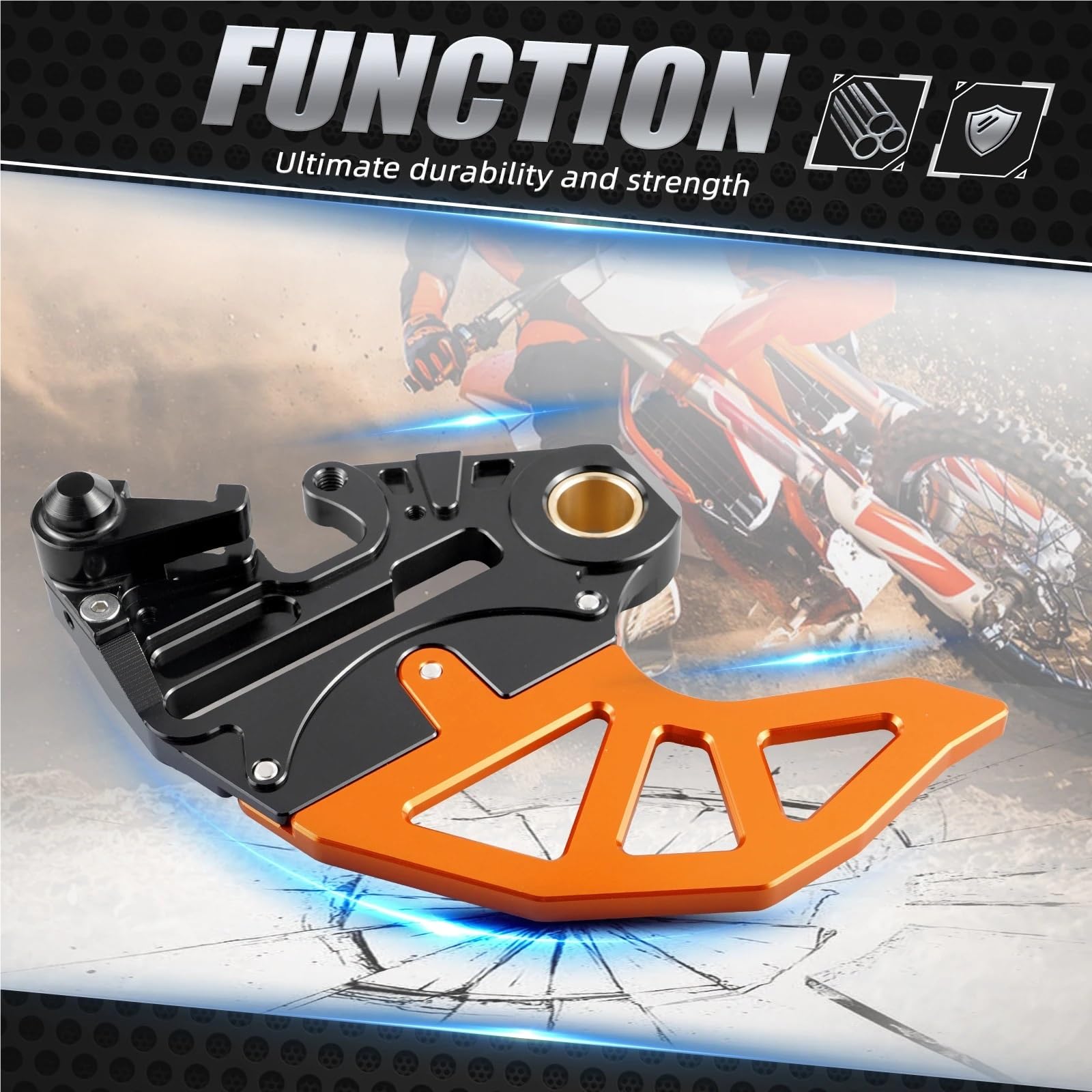 Bremssattel Abdeckungen Fit Für KTM 125 250 300 350 400 530 XCW XCFW EXC EXCF 6 Tage Hinten Bremsscheibe Schutz Protector(F)