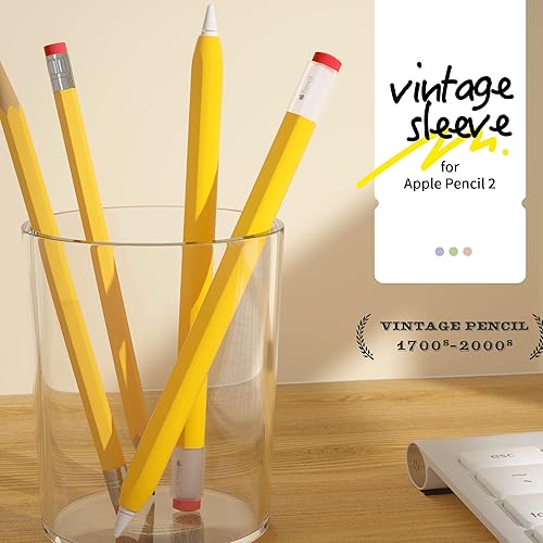 Miniatura 2 de Paquete de 3 fundas ergonómicas de silicona para Apple Pencil 2 generación, funda con tapa y accesorios compatibles con iPad Pro 11 de 12.9