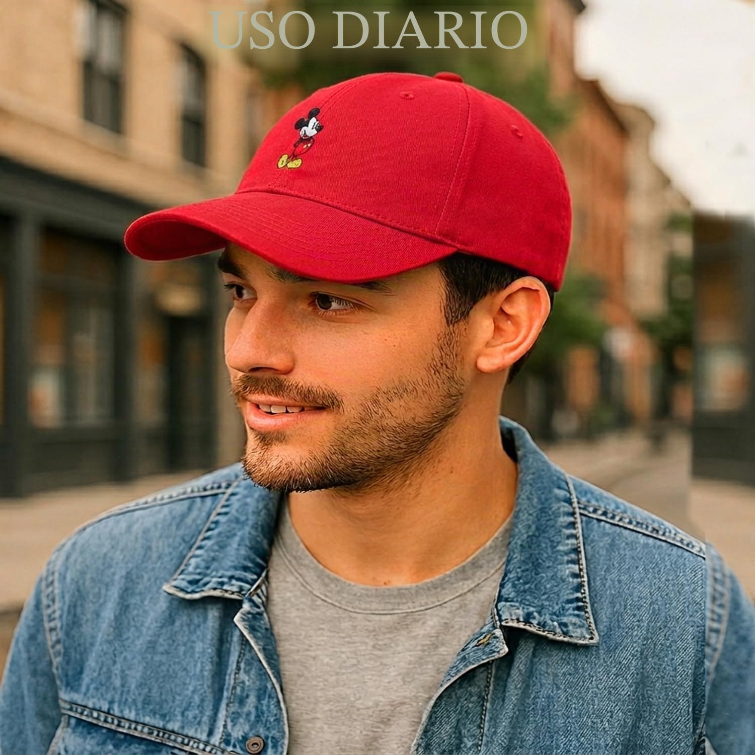 Disney Baseball Cap, Mickey Mouse Adjustable Hat For Adult - Gorra de béisbol Hombre