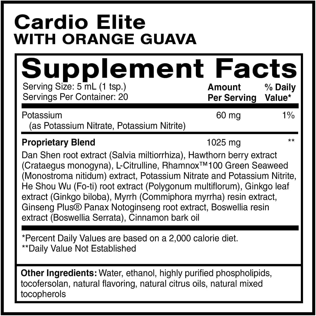 Quicksilver Scientific Cardio Elite, Vegan, Nitric Oxide Aid, 20 Servings — Amazon image 2