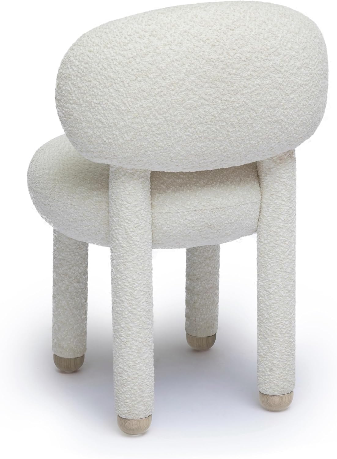 Tov Furniture Manu Cream Performance Boucle Vanity Side Chair