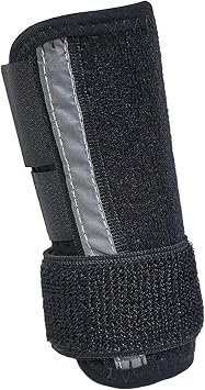 Xs Dog Wrist Brace with Built-in Metal Splint for Joint Recovery, Adjustable Leg Wrap for Front Legs