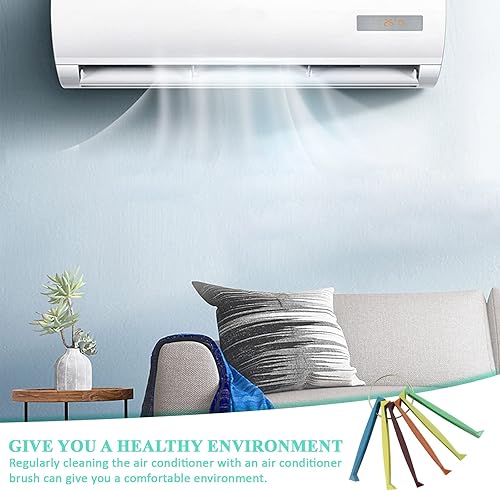 Miniatura 6 de FCR6 - Juego de peine de aleta de anillo para aire acondicionado, peine de aleta enderezar condensador, juego de herramientas de cepillo limpio de