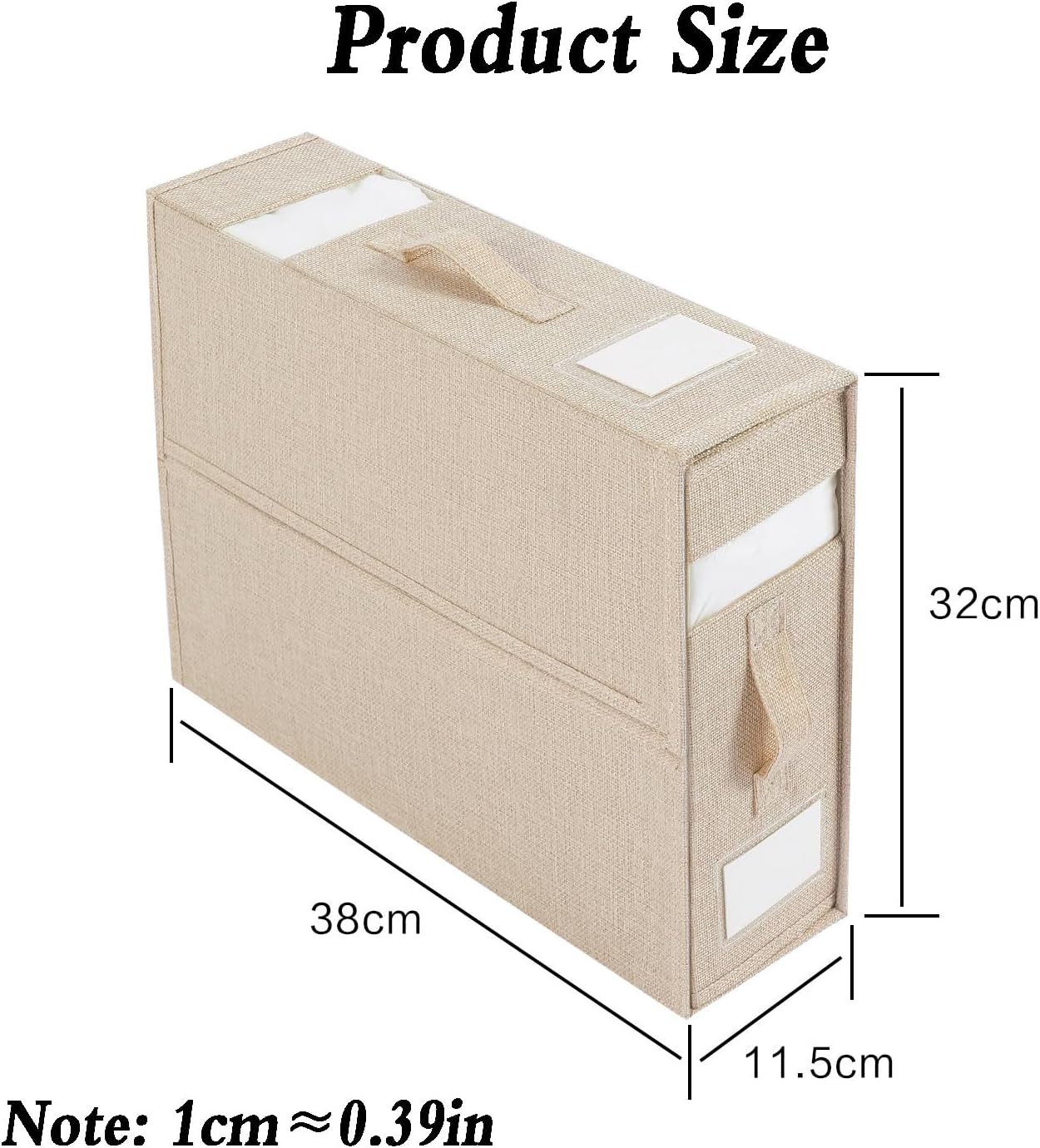 Under Bed Storage, Plastic Underbed Bins, Under Bed Drawer Storage Container with 2 Window and Handle for Bedding, Clothes, Blanket, Shoes