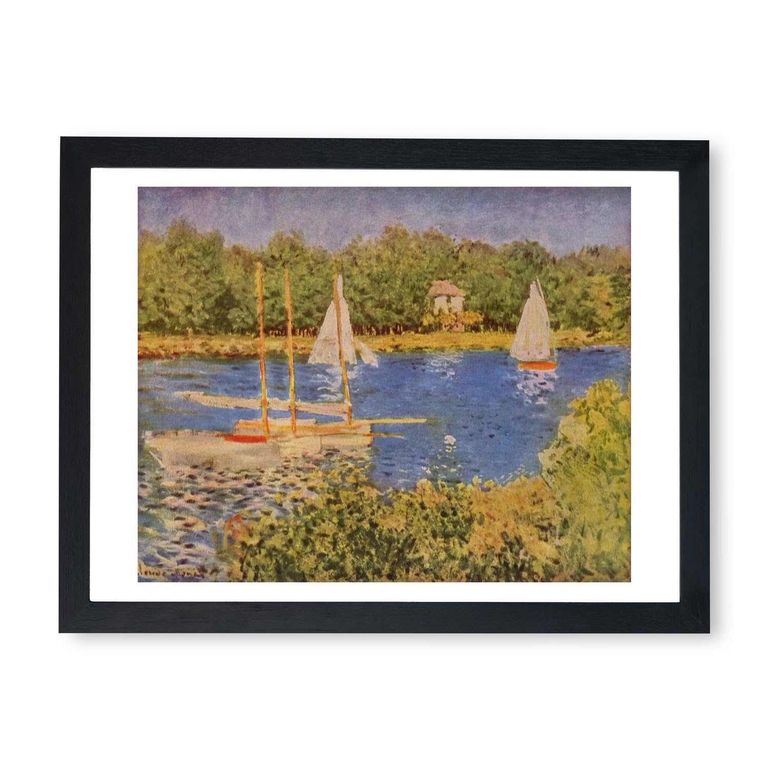 Affiche encadrée Claude Monet Seine à Argenteuil format petit - 7