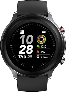 Cubitt CT4 Smart Watch, Fitness Tracker with 1.28 TFT-LCD Color Touch Screen, IP68 Waterproof, Blood Oxygen/Heart Rate/Sleep and Stress Monitor, Step Counter, 14 Sports, for Men and Women