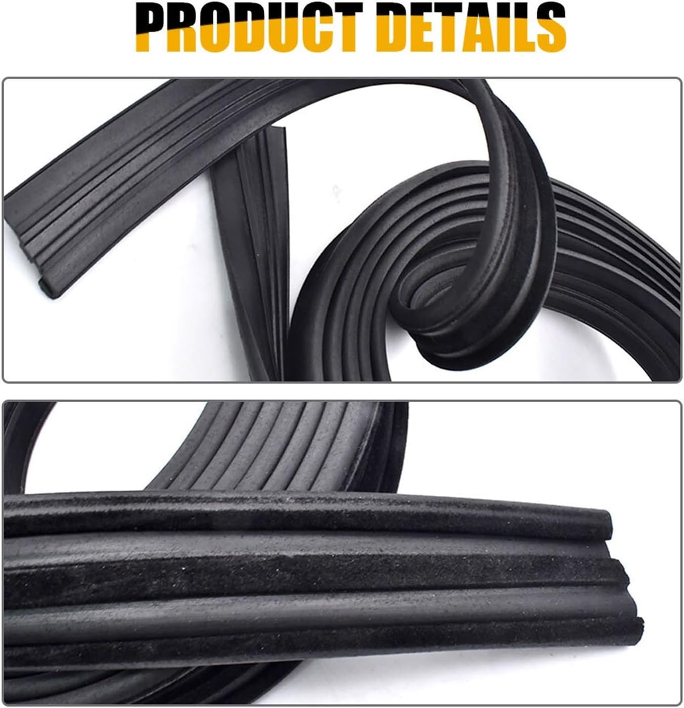 Door Glass Run Weatherstrip Rubber Seal for FJ40 FJ45 HJ47 BJ40 Window Run Channel 68105-90302