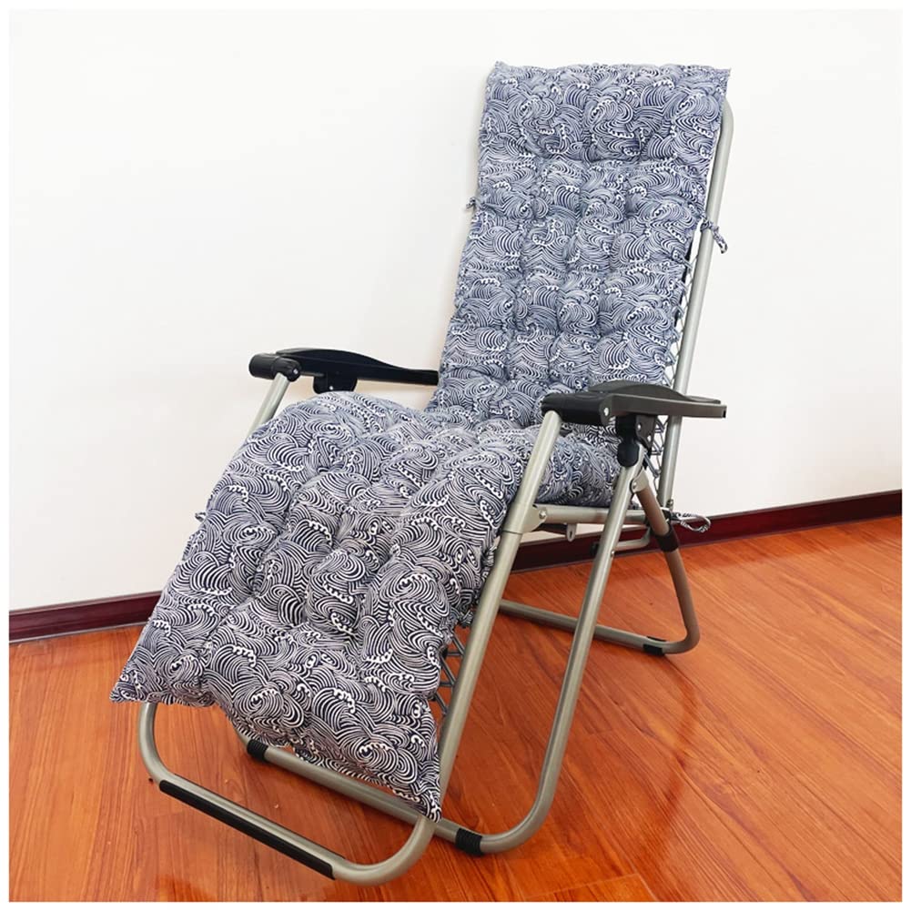 YAOTT Sun Lounger Cushion Pad Thick Replacement Garden Recliner Relaxer Chair Cushion Chaise Lounge Cushion for Travel Holiday Garden Outdoor,8,48X170CM