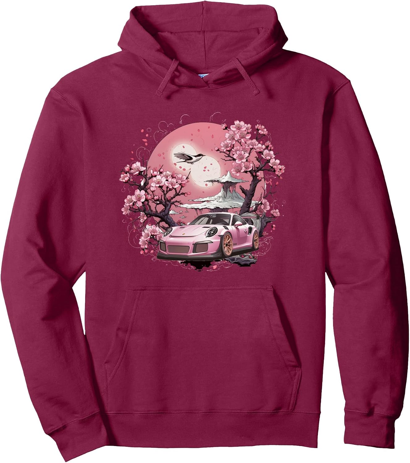Vintage Jdm Motorsports Car Drift gt3 rs Car Graphic Pullover Hoodie