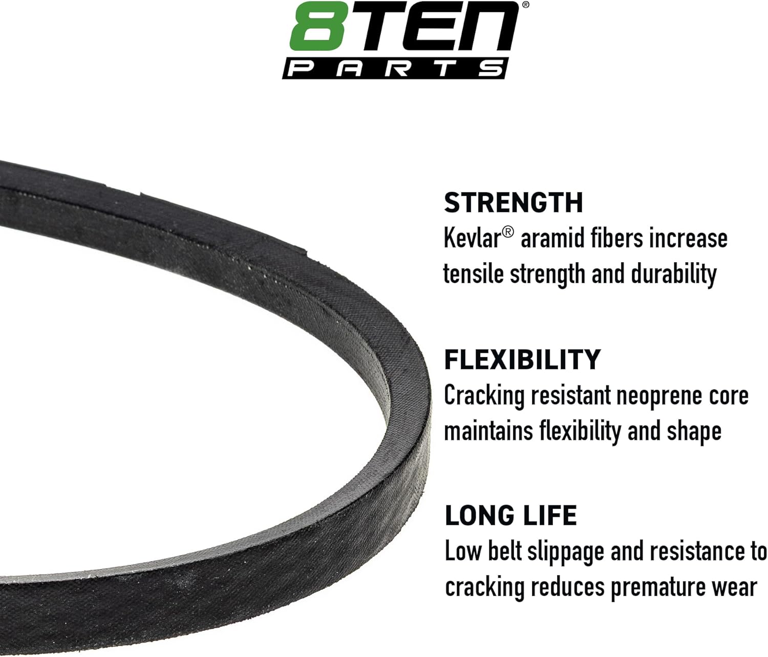 8TEN Belt with Kevlar for Mahindra 2516 Max 28 XL MAH1660 60-Inch Deck AME012761