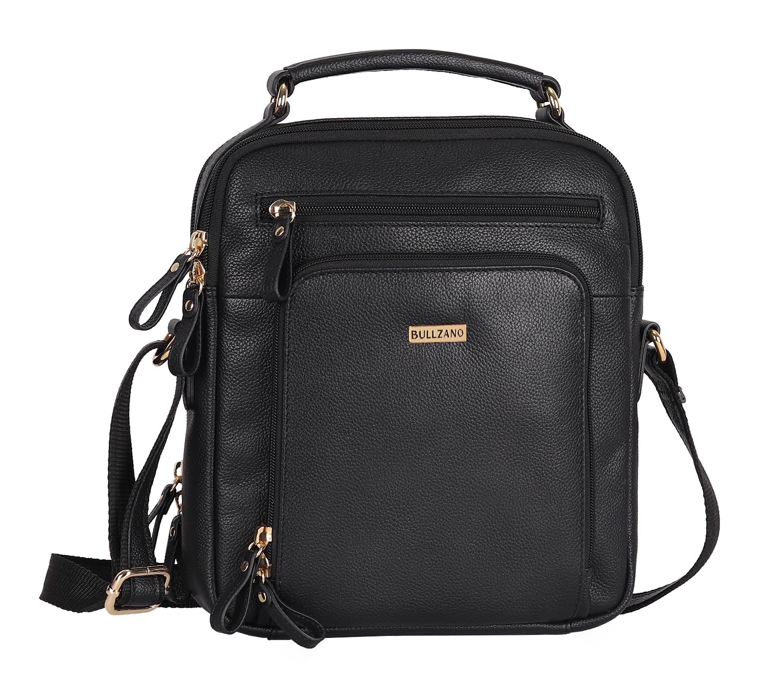bullzano Uno Geuine Leather Crossbody Messenger Bag For Men-picture-36