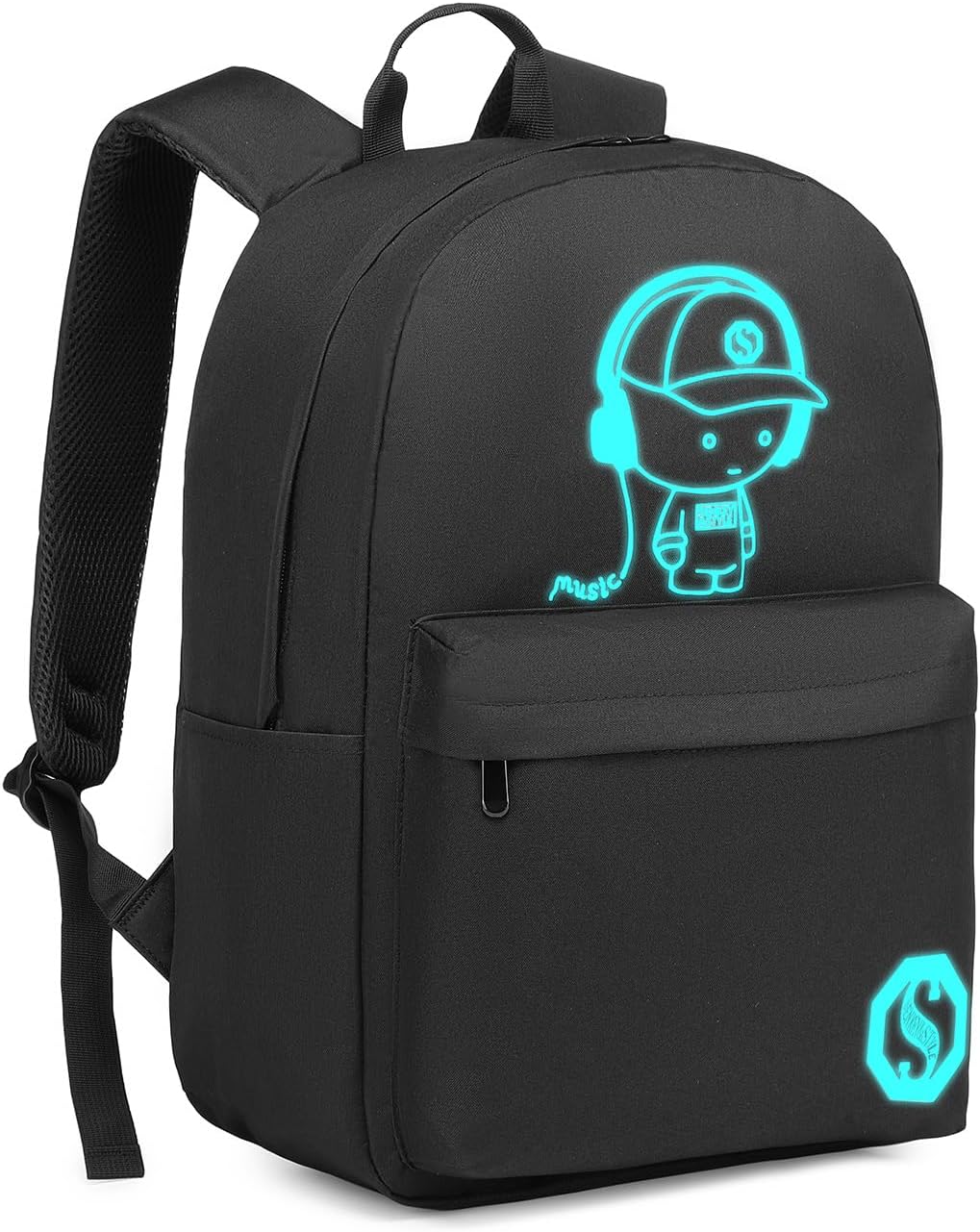 Kono School Backpack Casual Daypack School Bags for Girls Boys Teenagers Colleage Students Children Bookbag Lightweight Travel Rucksack Work Bag for Men Women