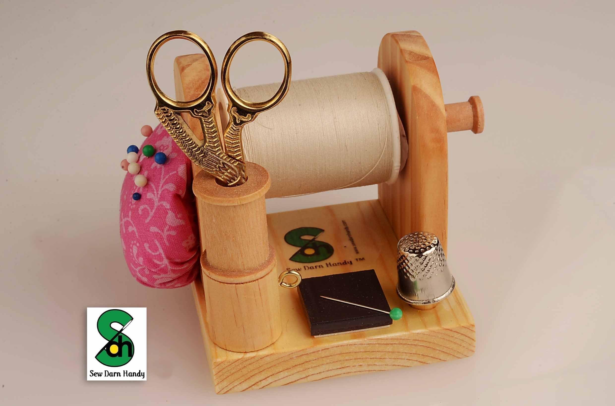 Original Thread Caddy, Sewing Caddy, Quilt Caddy, Sewing Kit, Sewing Organizer, Needle and Thread Holder, Gift for Sewing Club Members