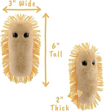 GIANTmicrobes Stomach Ache Plush - Learn About Microbes and Health, Fun Educational Gift for Family, Friends, Doctors, Nurses, Educators and Anyone with a Healthy Sense of Humor