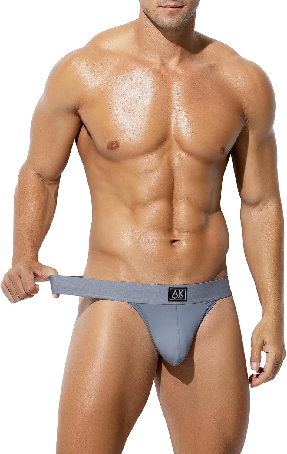 Arjen Kroos Men's Sexy Thongs Underwear Pouch G-String Athletic Supporter - Image 5