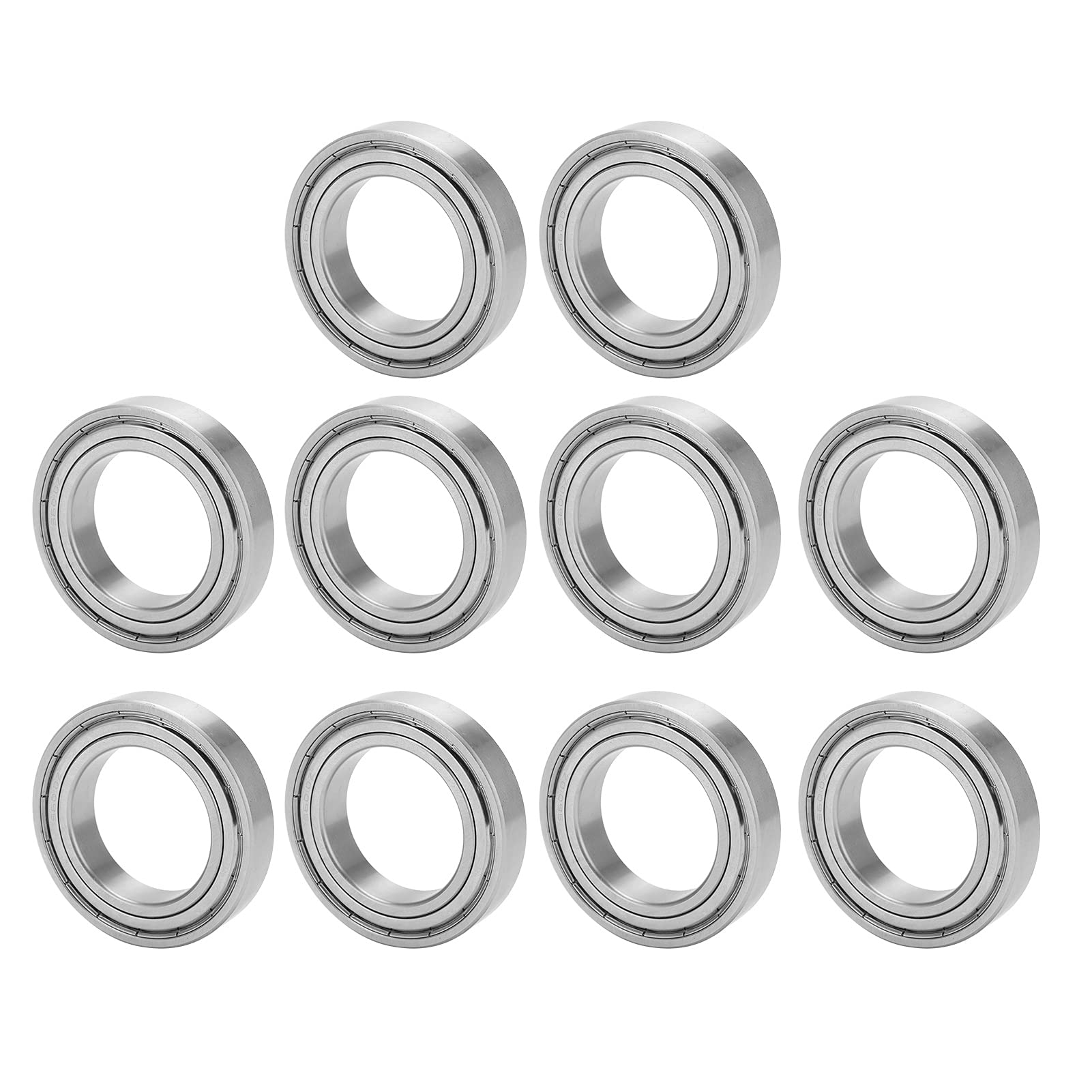 Fafeicy S6010ZZ Kugellager, Geringe Vibration, Edelstahl, 10er-Pack