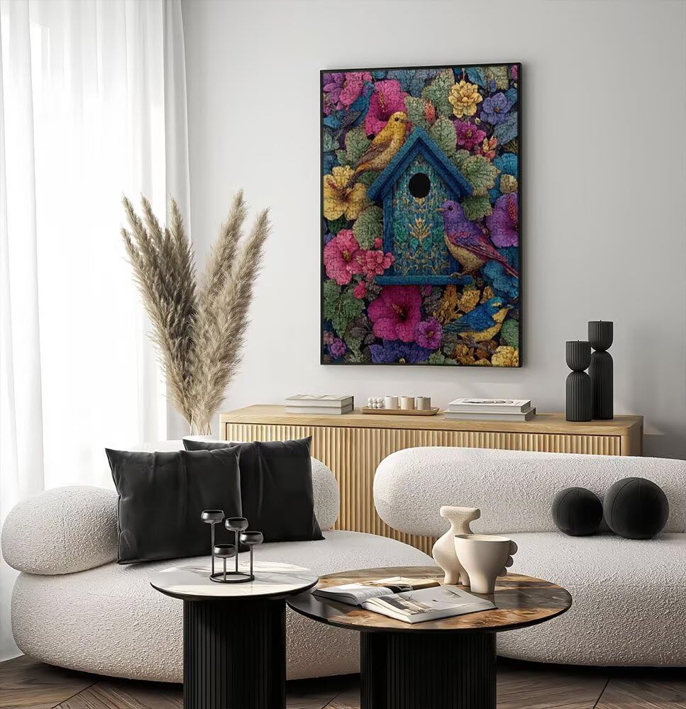 Kolor Ptaka, Klasyczna Puzzle 4000 Sztuk Dorosłych BLQSBGA7-344 | Wyzwanie Zagadki, Gry Logiczne Cała Rodzina, Stres, Wystrój Domu Miłośnicy Puzzle