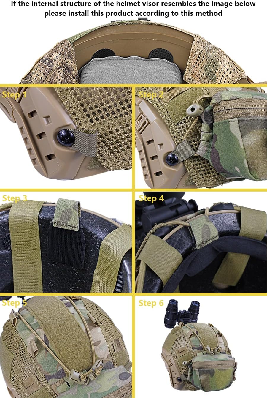 Tactical NVG Battery Pouch Helmet Mounted, Counter Weight Pouch GP Balance Retention for Fast MK1 PJ Airsoft Helmet