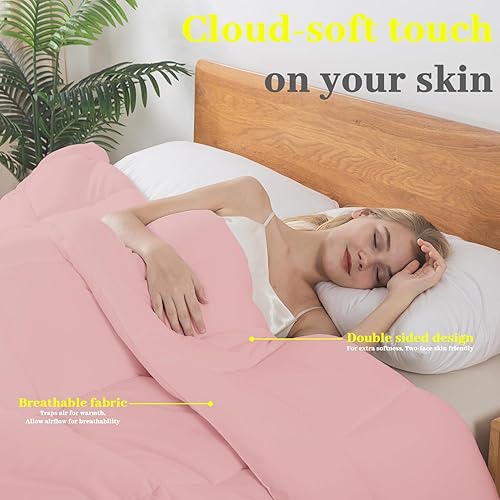 Miniatura 7 de BedTreat - Edredón con plumón alternativo tamaño queen, inserto para edredón con pestañas en las esquinas, edredón acolchado para todas las