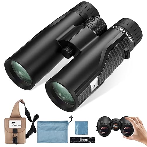 Premium ED Binoculars 10x42 for Adults - High Power HD