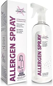 Allergen Spray pet dander, dust mites, cockroach allergen. Mineral concentrate in bottle. -JUST ADD WATER- 33.8oz