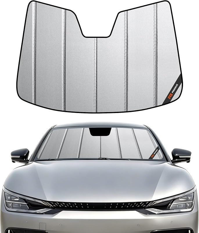 Protetor Solar para Para-brisa Pigenius Kia EV6 2025–2026 Prata Fosco Dobrável em Acordeão SS967