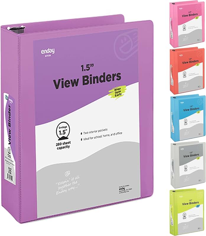1.5 inch binders