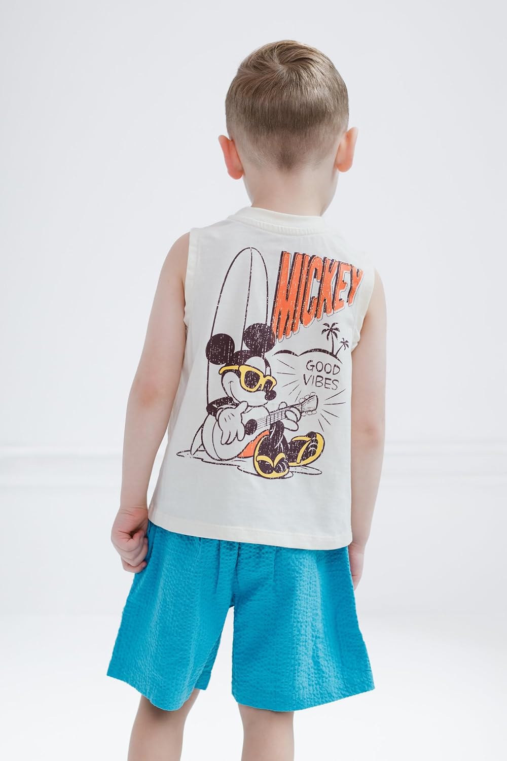 Disney Junior Tank Top and Shorts Outfit Set Infant to Big Kid Sizes (18 Months - 14-16) - Image 3