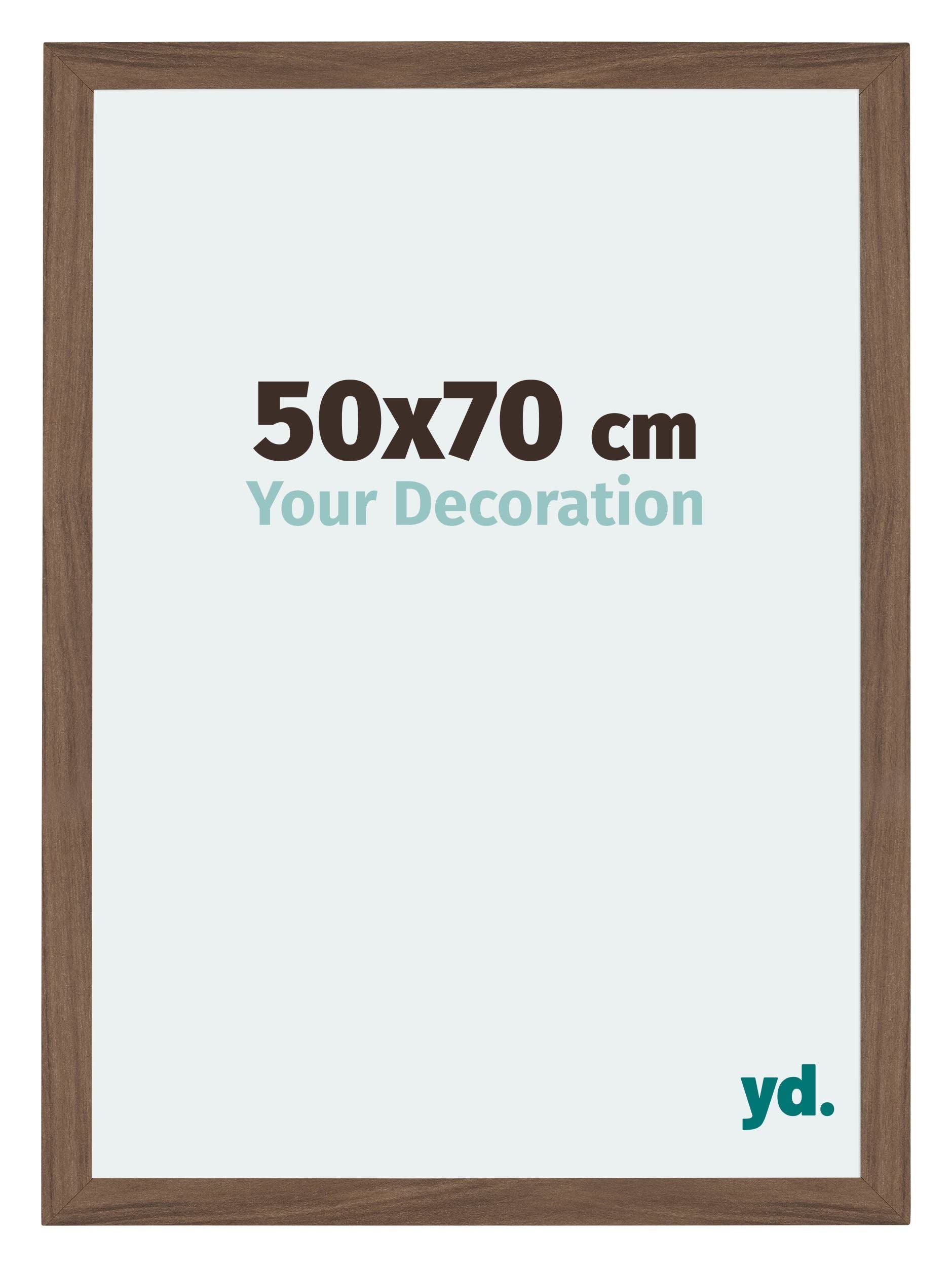 Your Decoration - Puzzle frame 50x70 - Walnut Dark - Puzzle frame 500-1000 Pieces - MDF Photoframe - Mura