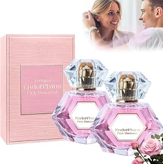 Flysmus Endorphins Pink Diamond Perfume, Flysmus Pink Diamond Perfume Für Frauen, Endorphins Pheromone Perfume, Endorphins Pheromonparfüm, Flysmus Parfüm, Pheromone Perfume for Attract Men (2pcs)